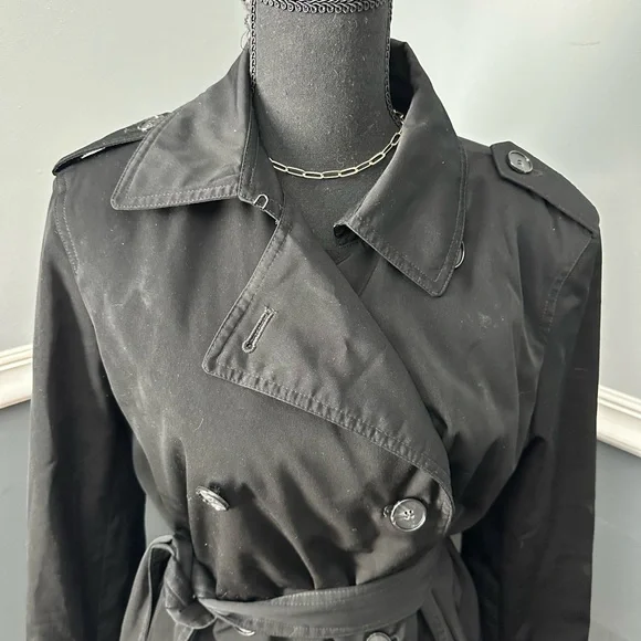 Black trench coat - Picture 6 of 6